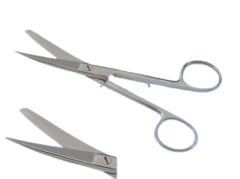 Cerrahi Makas Sivri/Küt 15 cm Eğri