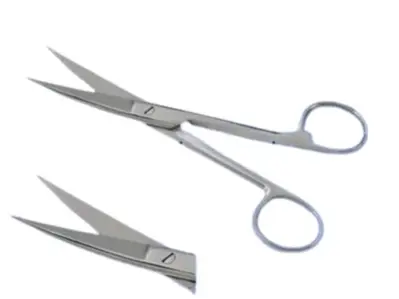 Rodus Cerrahi Makas Sivri/Sivri 15 cm Eğri