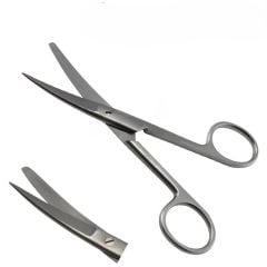 Cerrahi Makas Sivri/Küt 12.5 cm Eğri