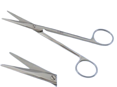 Cerrahi Makas Mayo Düz 15 cm