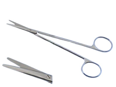 Diseksiyon Makası Düz 14.5 Cm Metzenbaum Makası