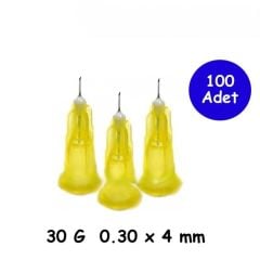 Mezoterapi iğne Ucu 30g 0,30 x 4 mm 100 Adet Dry Pin