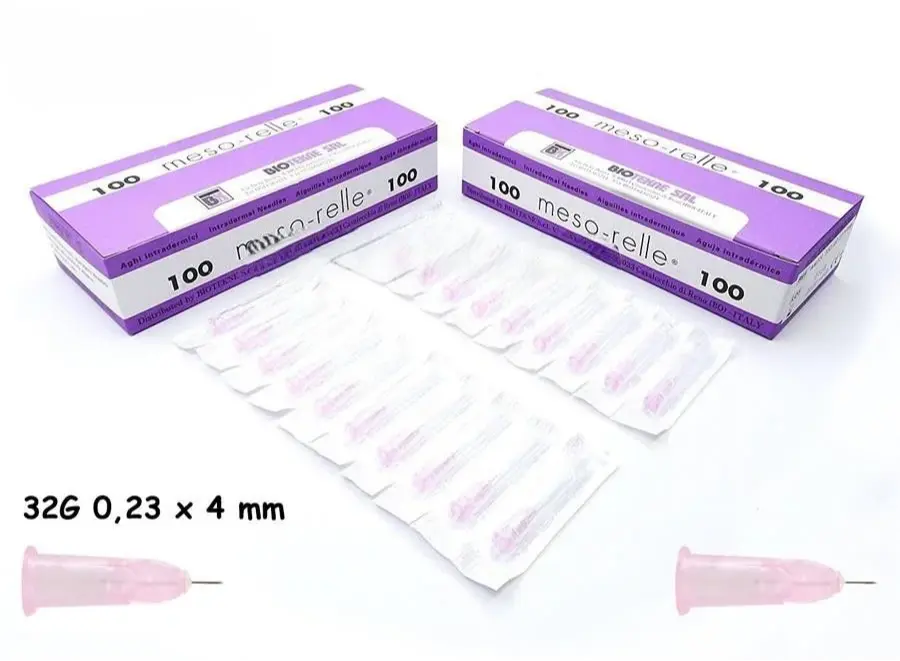 Mezoterapi iğnesi 32g 4 mm 0,23 100 Adet
