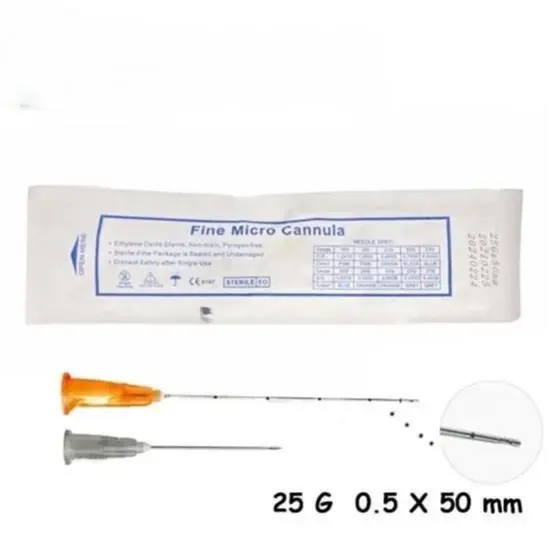 Dolgu Kanülü 25g x 50 mm 1 adet