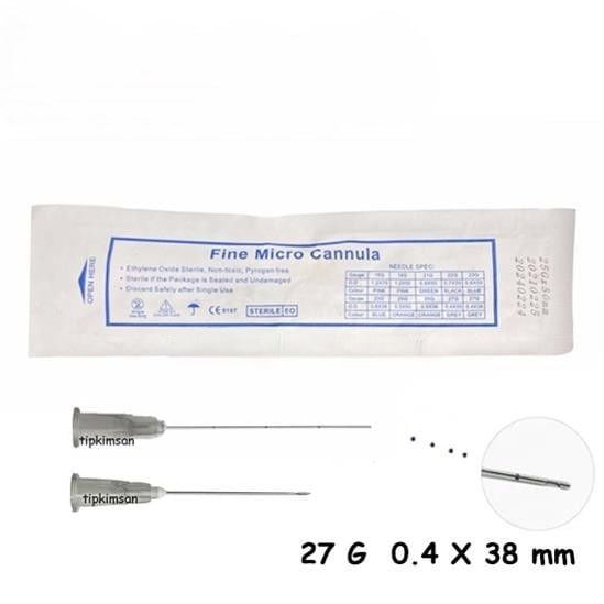 Dolgu Kanülü 27g x 38 mm 1 adet