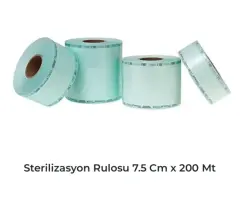 Sterilizasyon Rulosu 7,5 cm x 200 mt