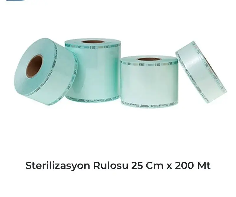 Sterilizasyon Rulosu 25 cm x 200 mt