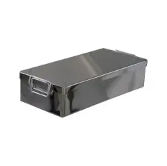 Alet Kutusu Paslanmaz Çelik 16 x 34 x 8 cm farklı açıdan görünüm