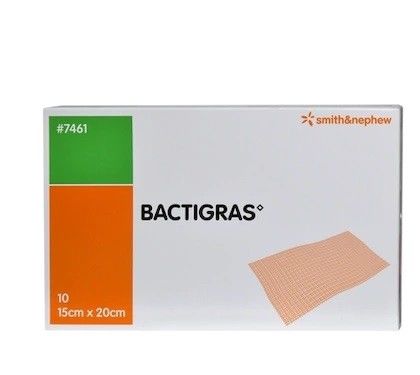 Bactigras Antiseptik Sargı Yara Bakım Örtüsü 15 cm x 20 cm