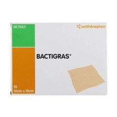 Bactigras Antiseptik Sargı Yara Bakım Örtüsü 10 cm x 10 cm