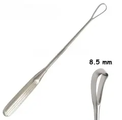 Uterine Küret Recamier Kürtaj Küreti 7,5 mm
