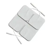 Tens Elektrod Pedi 5 cm x 5 cm Kablolu 4lü Paket farklı açıdan görünüm