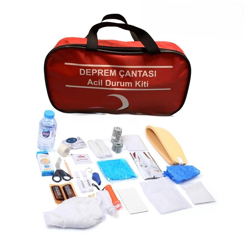 Deprem Çantası Acil Durum Kiti 33 Parça