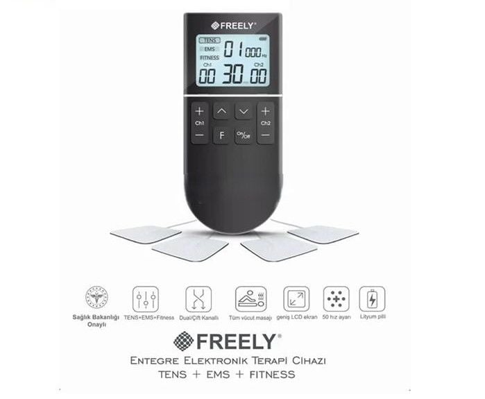 Freely Ktr-2610 Şarjlı Elektronik Terapi Cihazı Tens Ems Fitness