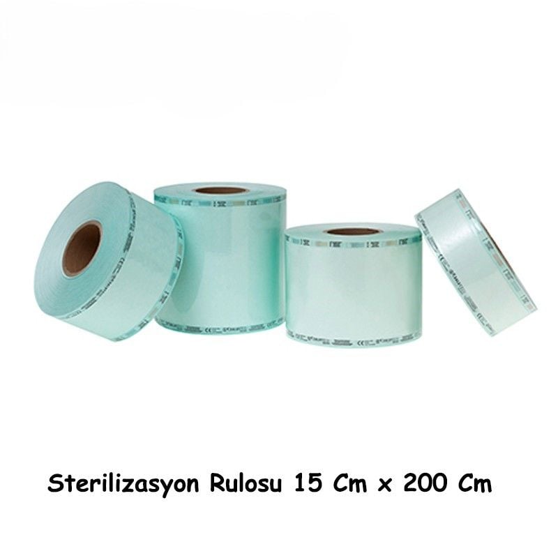 Sterilizasyon Rulosu 15 Cm x 200 Cm