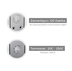 Goldterm F-50 50 lt Kuru Hava Sterilizatörü Dijital Isı Göstergeli