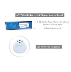 Elektro-mag M4812P 12 Tüp Santrifüj Cihazı