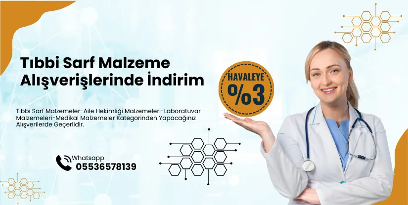 Sarf Malzeme Alışverişinde Havaleye %3 indirim